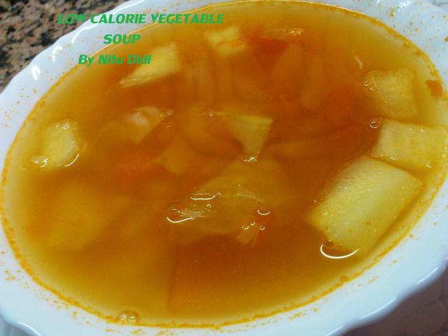 LOW CALORIE VEG SOUP