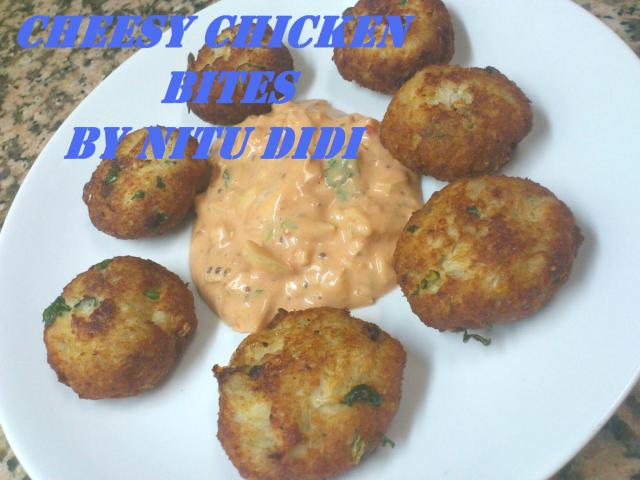 CHEESY CHICKEN BITES