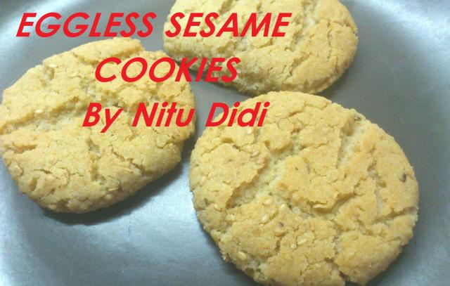 EGGLESS SESAME COOKIES
