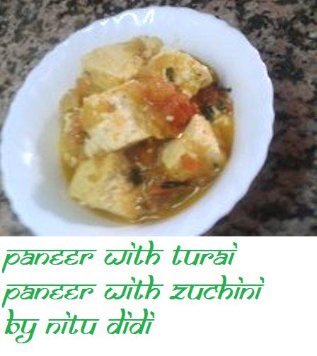 PANEER WITH TURI