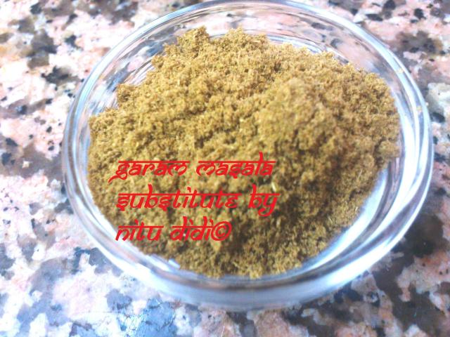 NITUS ALTERNATIVE TO GARAM MASALA
