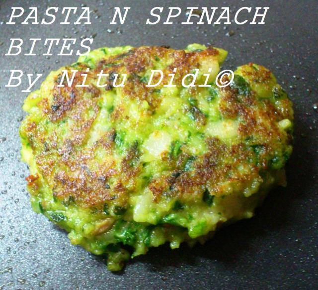 PASTA N SPINACH BITES