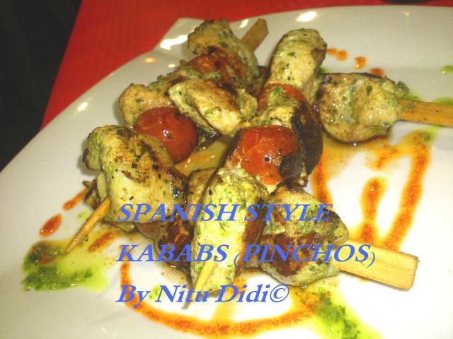 SPANISH STYLE KABAB (PINCHOS)