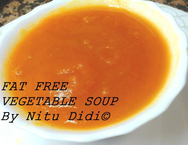 VEGETARIAN NO OIL ALICIA CREAM SOUP