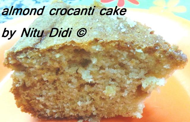 ALMOND CROCANTI CAKE